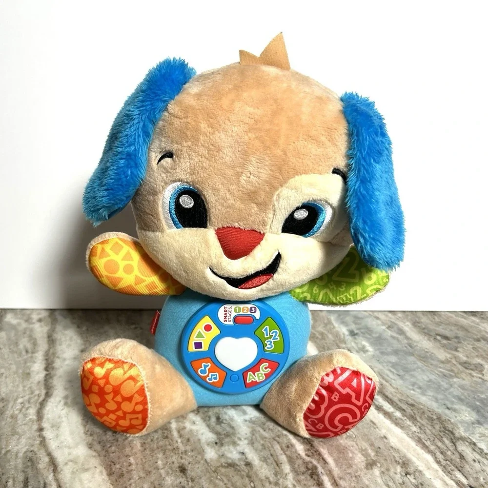 Fisher Price Laugh & Learn Smart Stages Puppy Interactive Plush Toy Multicolor